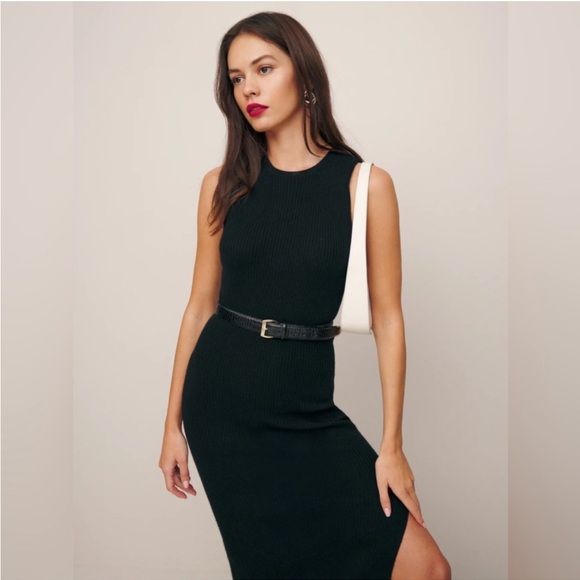 Reformation Basil Cashmere Sleeveless
Sweater Dress - Picture 6 of 11